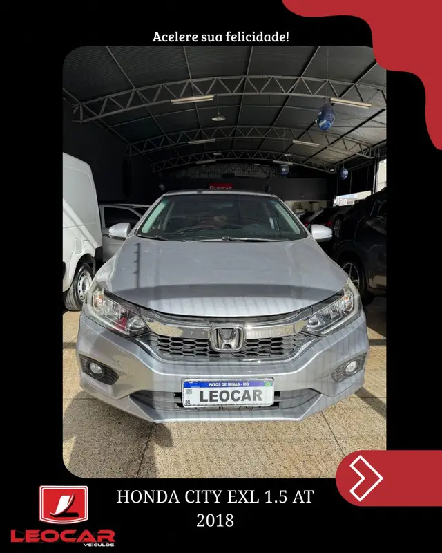 Carro Honda City 2018 EXL 1.5 CVT (Flex)