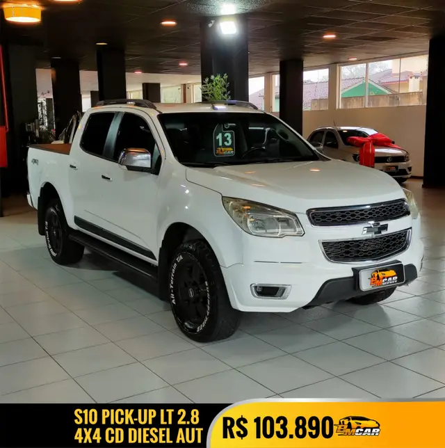 Carro Chevrolet S10 Cabine Dupla 2013 S10 2.8 CTDI LT 4WD (Cabine Dupla) (Aut)