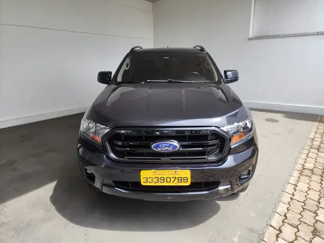 Carro Ford Ranger Cabine Dupla 2023 Black 2.2 Turbodiesel 4x2 (Aut)