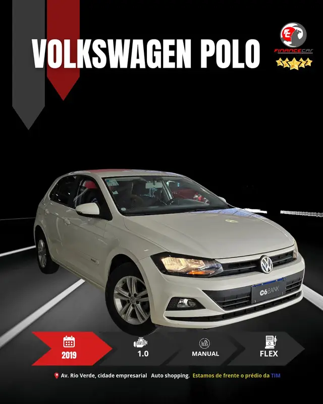 Carro Volkswagen Polo 2019 1.0 (Flex)
