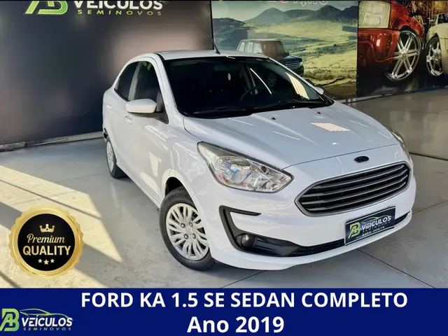 Carro Ford Ka Sedan 2019 1.5 Sedan SE Plus 12V Flex 4p Mec.