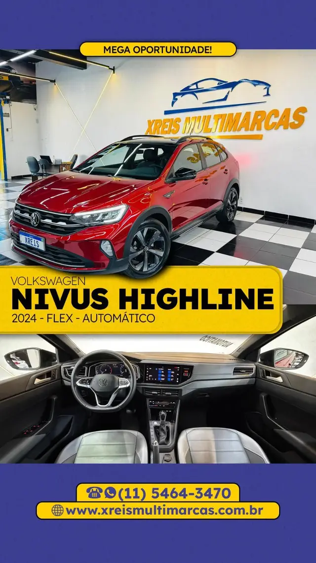 Carro Volkswagen Nivus 2024 Highline 200 TSI