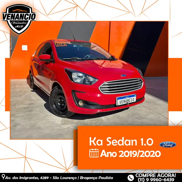 Carro Ford Ka Sedan 2020 SE 1.0 (Flex)