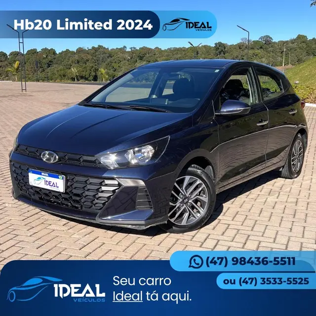 Carro Hyundai HB20 2024 Limited 1.0