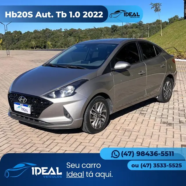 Carro Hyundai HB20S 2022 Platinum Bluelink 1.0 Turbo (Aut.)