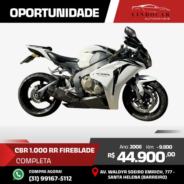 Moto Honda CBR 1000RR 2008 Fireblade (Standard)