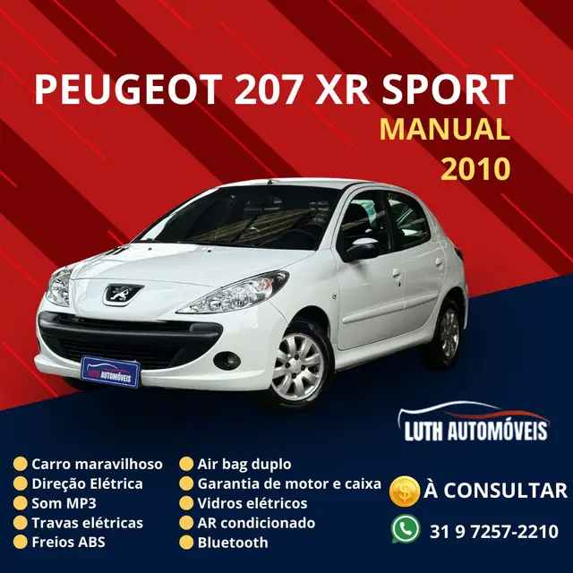 Carro Peugeot 207 2010 Hatch XR Sport 1.4 8V (flex)