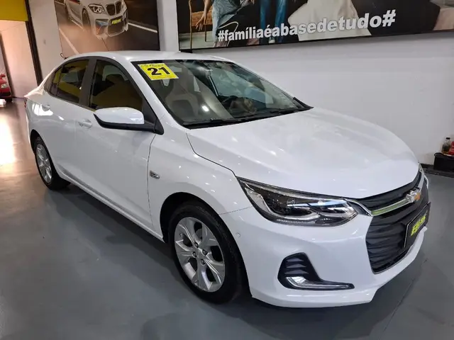 Carro Chevrolet Onix Plus 2021 1.0 Premier Turbo Flex (Aut)