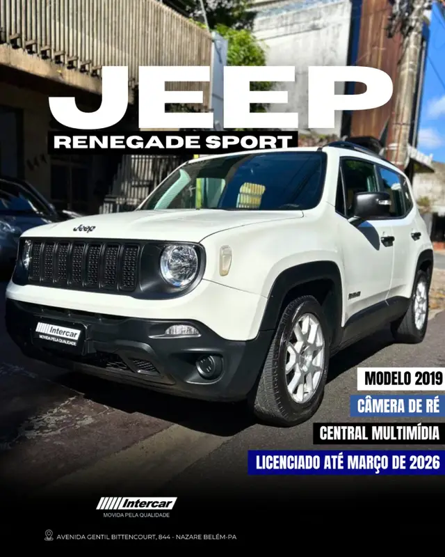 Carro Jeep Renegade 2019 Sport 1.8 4x2 (Flex)