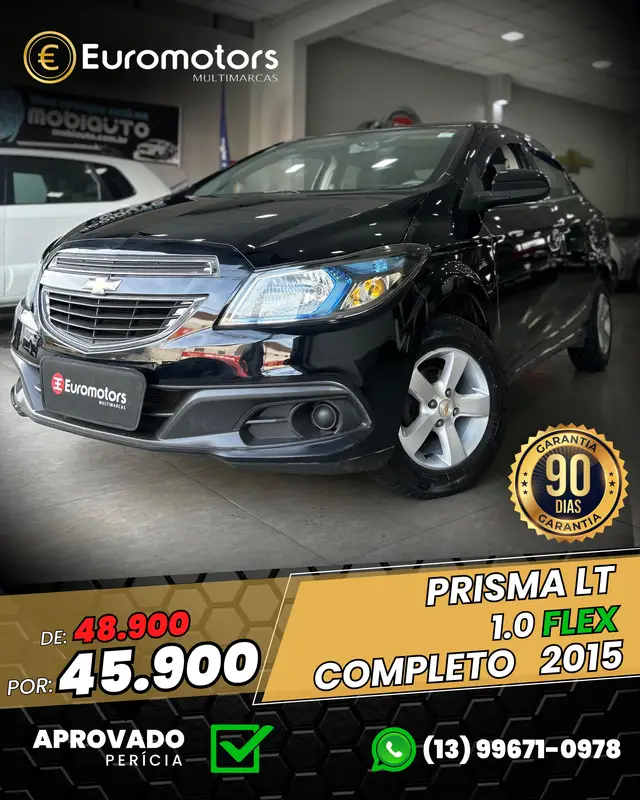 Carro Chevrolet Prisma 2015 1.0 LT SPE/4