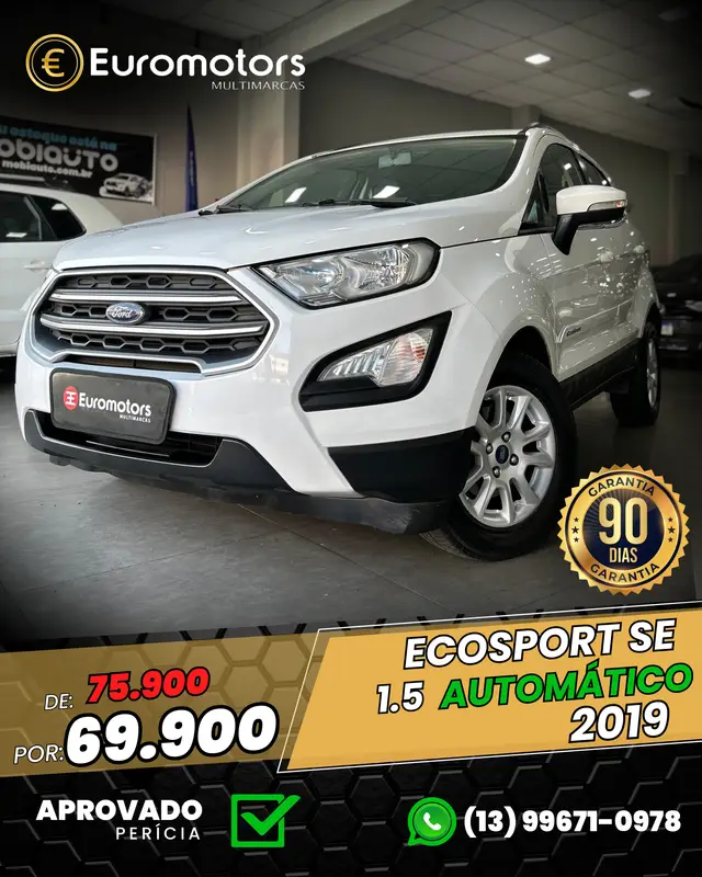 Carro Ford EcoSport 2019 SE 1.5 (Aut) (Flex)