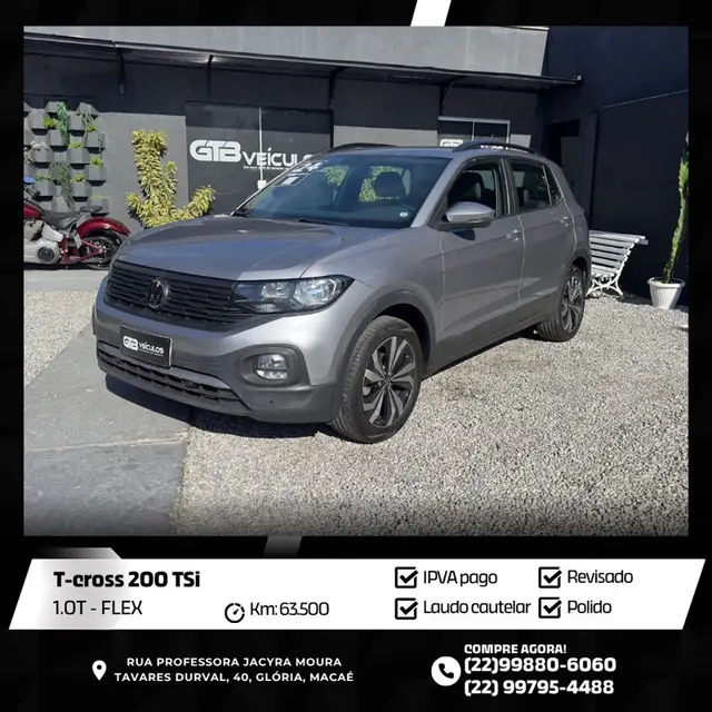 Carro Volkswagen T-Cross 2024 1.0 200 TSI 12V (Aut) (Flex)