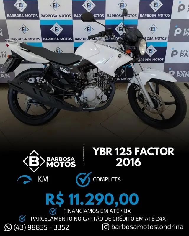 Moto Yamaha YBR 125 Factor 2016 Ybr 125 Factor ED