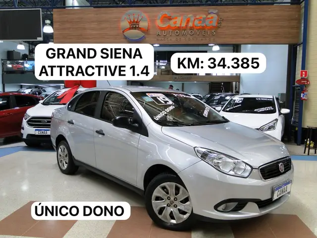 Carro Fiat Grand Siena 2019 Evo Attractive 1.4 8V (Flex)