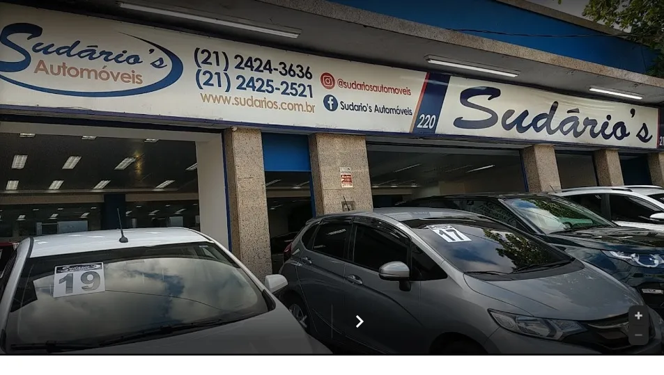 Fachada da loja Veículos à venda em Sudario's Automóveis - Rio de Janeiro - RJ | Mobiauto