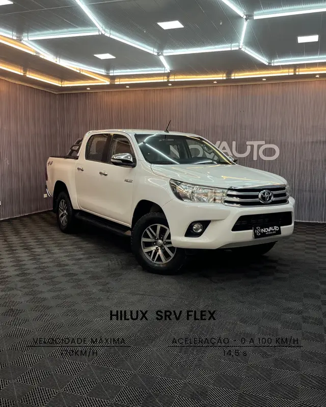 Carro Toyota Hilux Cabine Dupla 2017 Hilux 2.7 SRV CD 4x2 (Flex) (Aut)