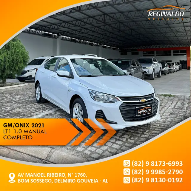 Carro Chevrolet Onix Plus 2021 1.0 LT Turbo (Flex)