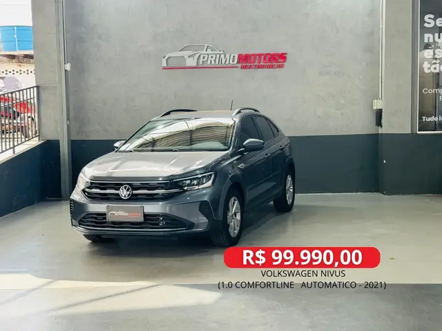 Carro Volkswagen Nivus 2021 Comfortline 1.0 Turbo (Aut) (Flex)