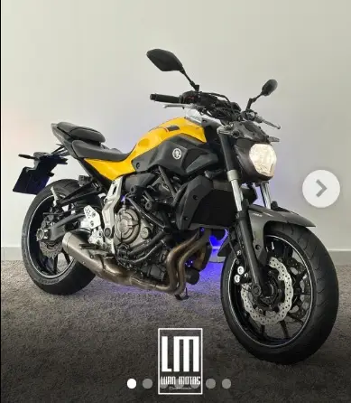 Moto Yamaha MT-07 2017 ABS