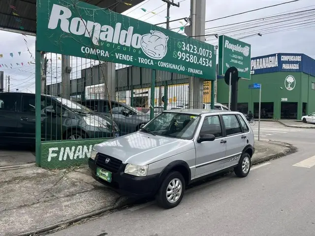 Carro Fiat Uno Mille 2008 Fire 1.0 (Flex)