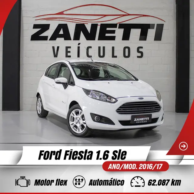 Carro Ford New Fiesta Hatch 2017 New Fiesta SEL 1.6 16V PowerShift