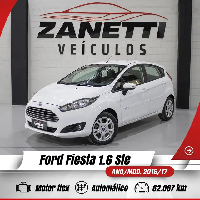 Carro Ford New Fiesta Hatch 2017 New Fiesta SEL 1.6 16V PowerShift