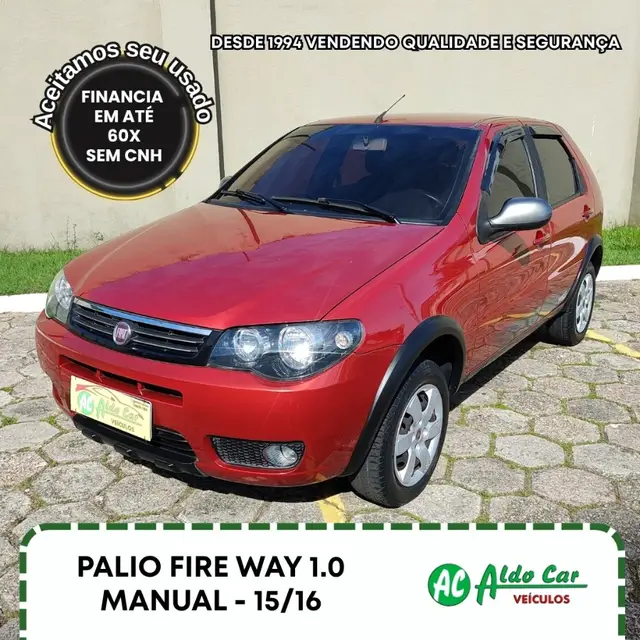 Carro Fiat Palio 2016 Fire Way 1.0 8V (Flex)