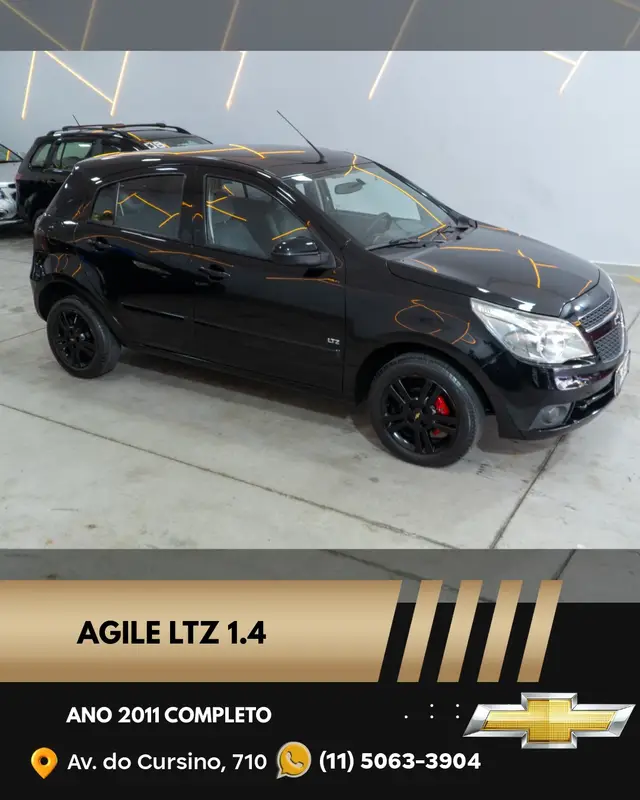 Carro Chevrolet Agile 2011 LTZ 1.4 8V (Flex)