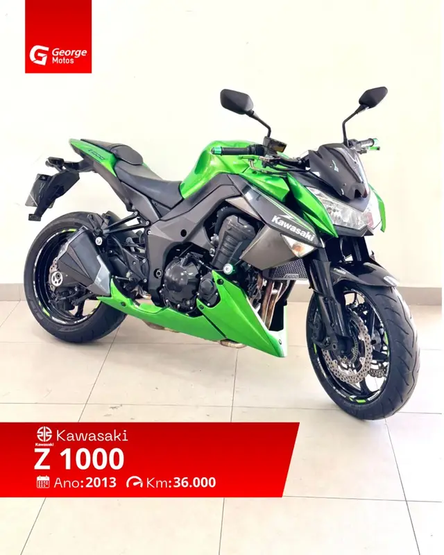 Moto Kawasaki Z 1000 2013 (ABS)
