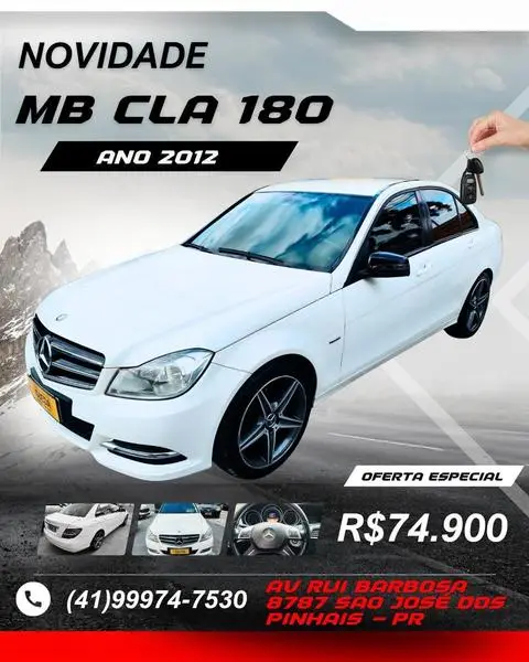 Carro Mercedes-Benz Classe C 2012 C 180 CGI Classic