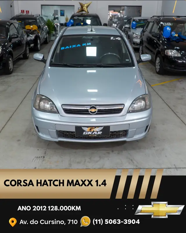 Carro Chevrolet Corsa Hatch 2012 Maxx 1.4 (Flex)