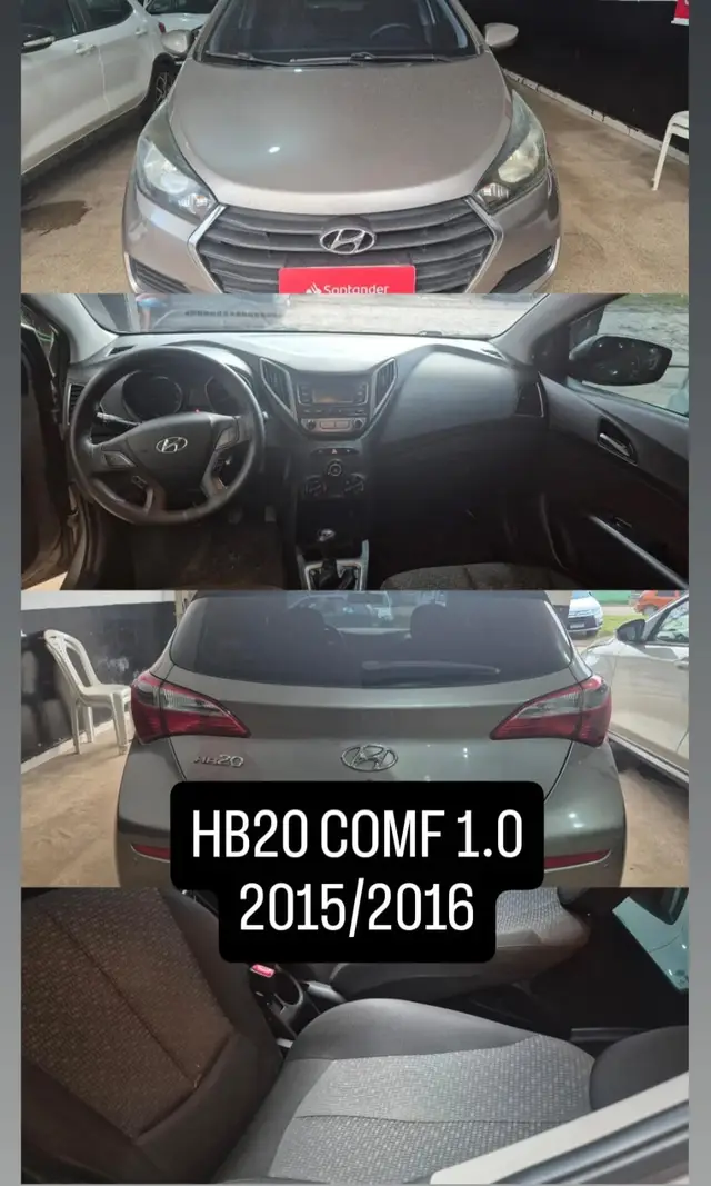 Carro Hyundai HB20 2016 1.0 Comfort (Flex)