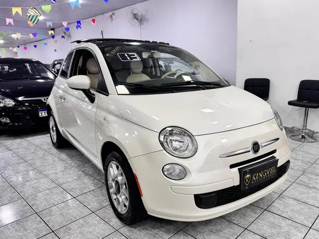 Carro Fiat 500 2013 Cult Dualogic 1.4 8V