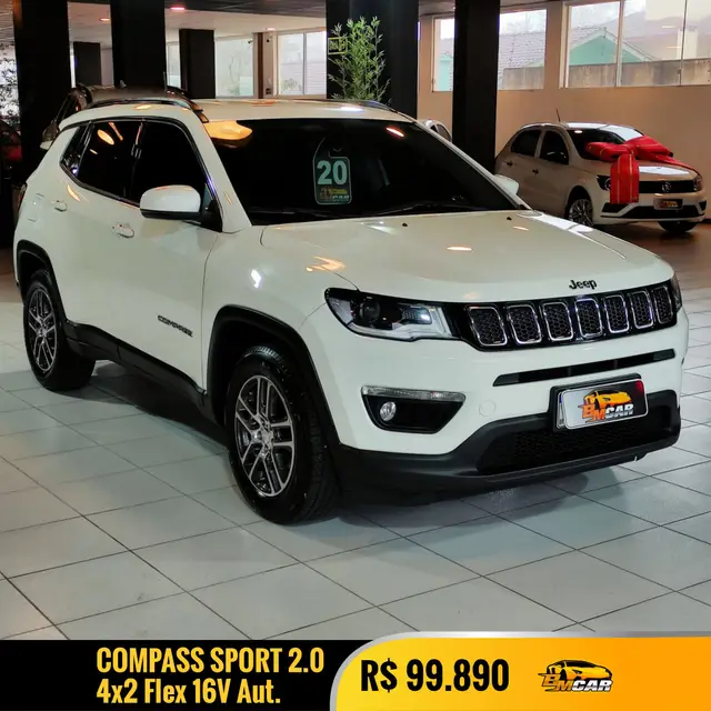Carro Jeep Compass 2020 2.0 Sport 4x2 (Aut) (Flex)