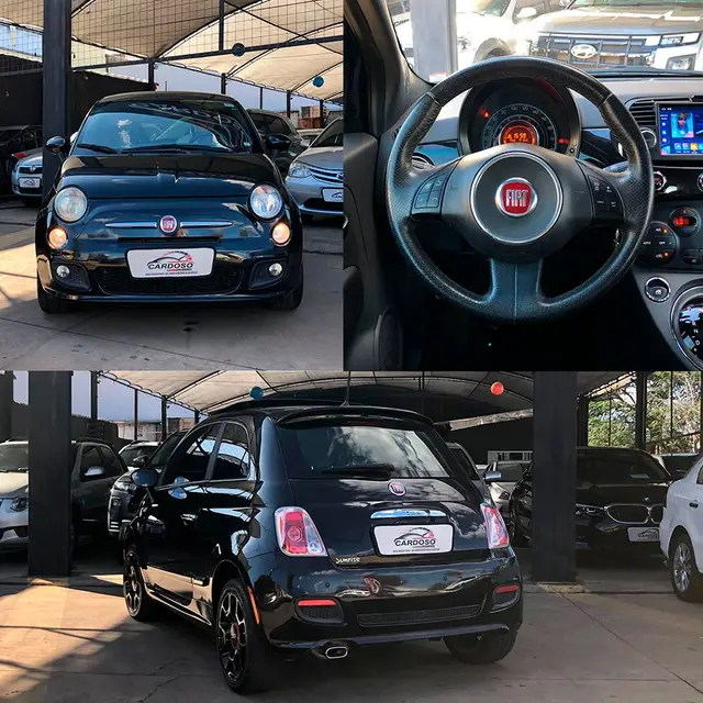 Carro Fiat 500 2014 Sport Air 1.4 Multiair (Aut)