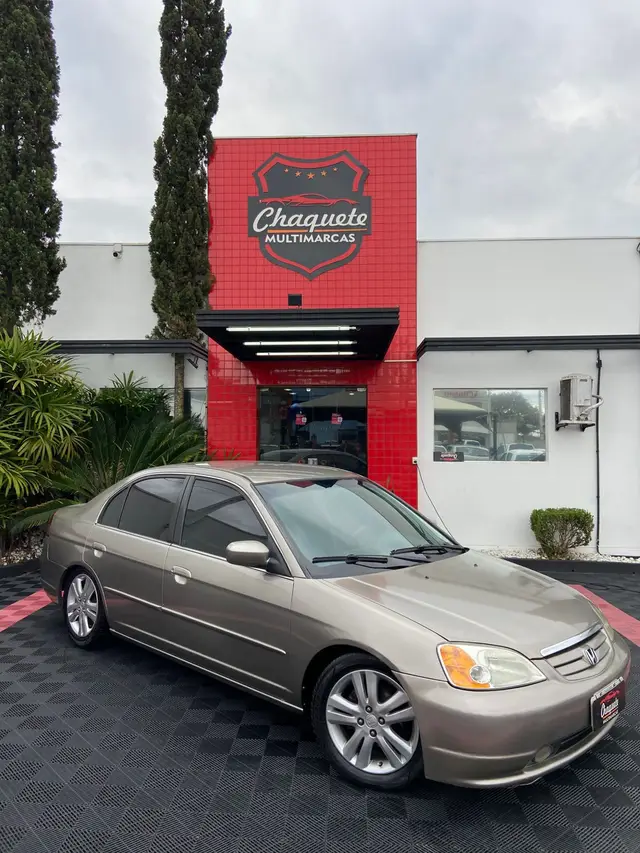 Carro Honda Civic 2003 Sedan LX 1.7 16V