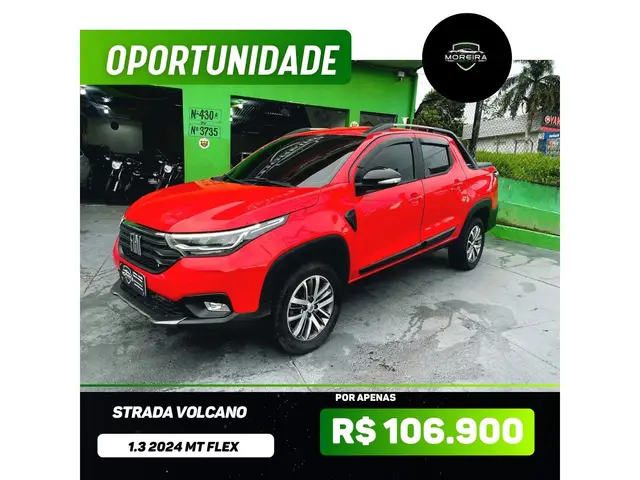 Carro Fiat Strada 2024 Volcano 1.3 Cabine Dupla
