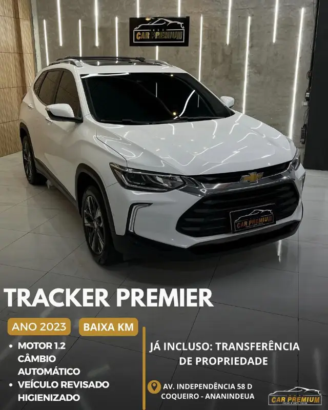 Carro Chevrolet Tracker 2023 Premier 1.2 Turbo (Aut.)