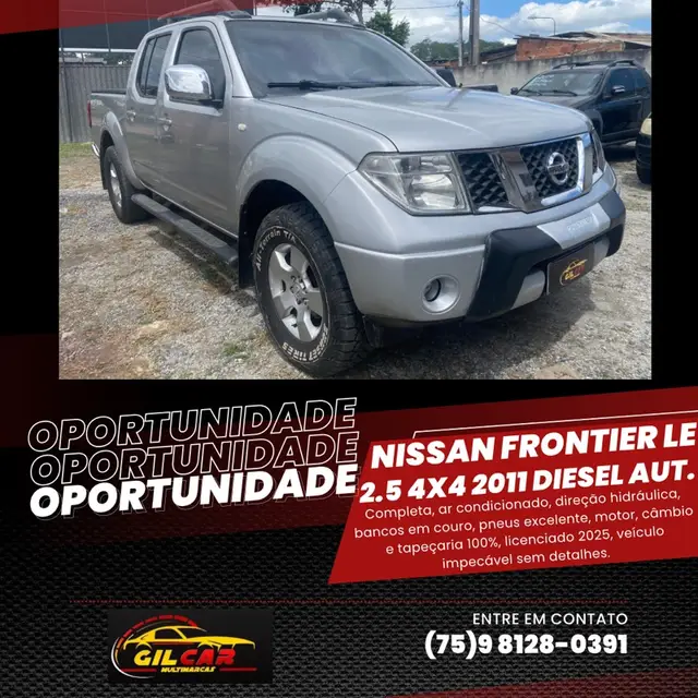Carro Nissan Frontier 2011 LE 4x4 2.5 16V (cab. dupla) (aut)