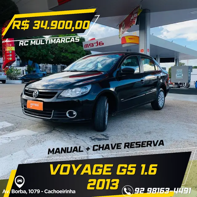 Carro Volkswagen Voyage 2013 1.6 VHT City (Flex)