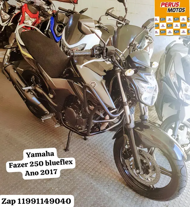Moto Yamaha YS 250 Fazer 2017 Blueflex