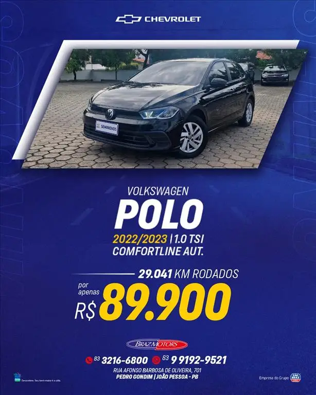 Carro Volkswagen Polo 2023 Comfortline (Aut) (Flex)