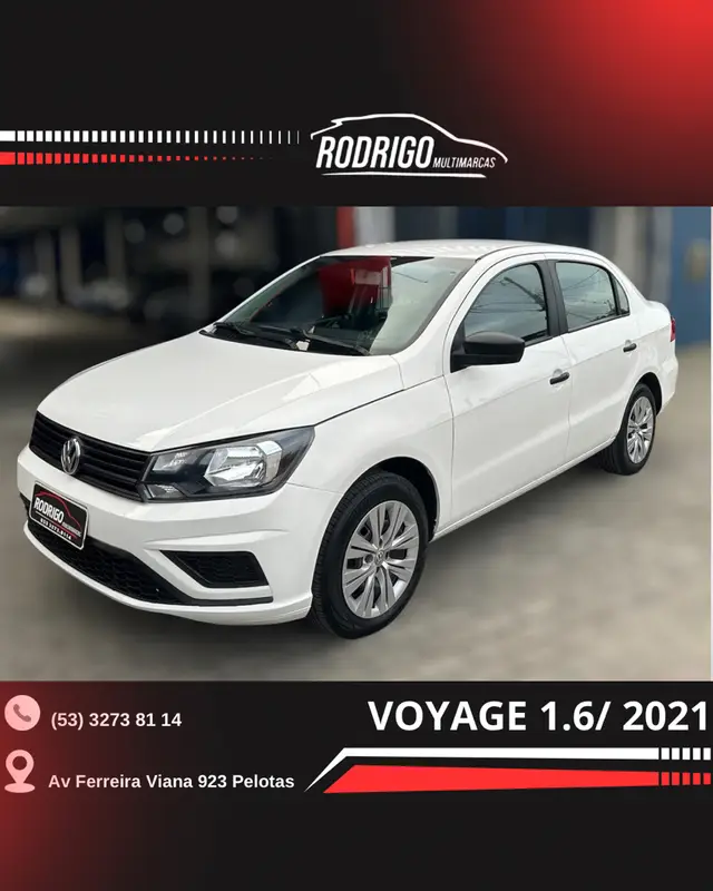 Carro Volkswagen Voyage 2021 1.6 MSI 8V (Flex)