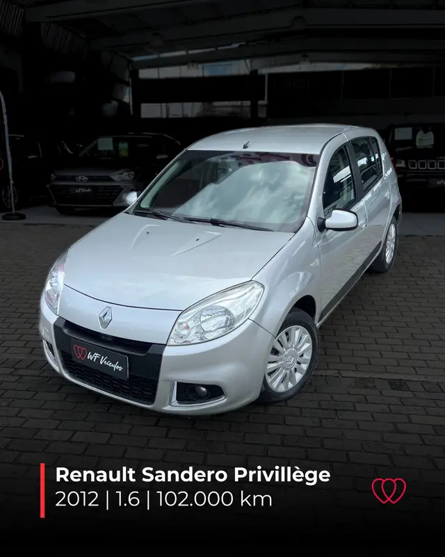 Carro Renault Sandero 2012 Privilege 1.6 16V (Flex)(aut)