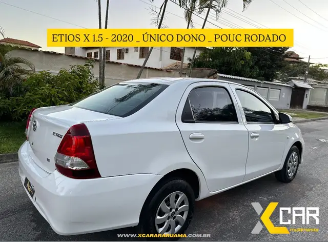 Carro Toyota Etios Sedan 2020 X 1.5 (Flex)