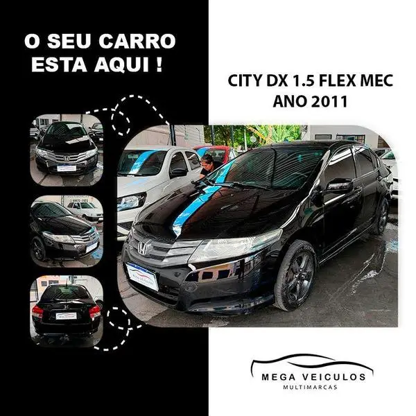 Carro Honda City 2011 DX 1.5 (Flex)