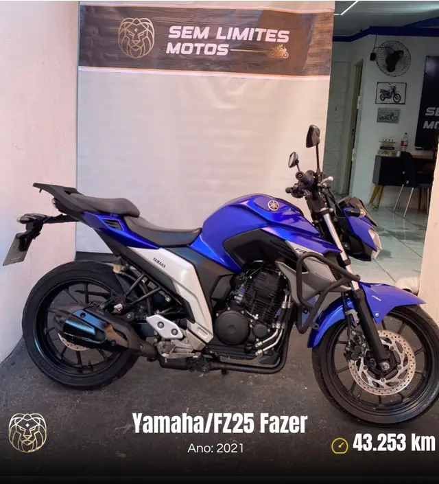 Moto Yamaha Fazer FZ25 2021 ABS