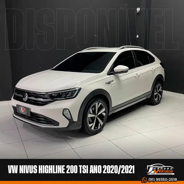 Carro Volkswagen Nivus 2021 Highline 1.0 Turbo (Aut.)