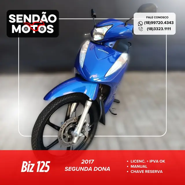 Moto Honda Biz 125i 2017 Flex