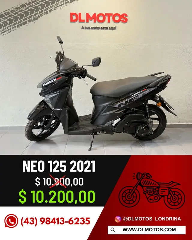 Moto Yamaha Neo 125 2021 Automatic